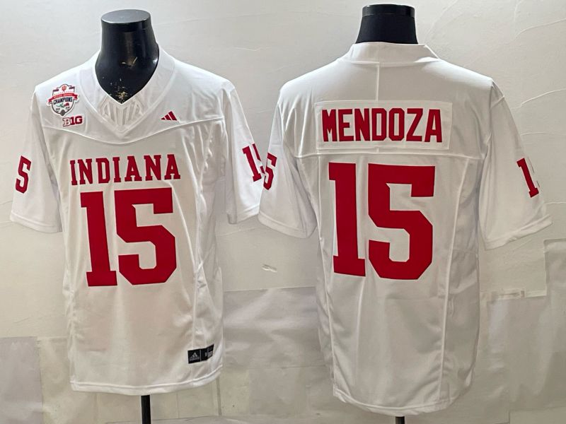 Men 2026 Ohio State Buckeyes #15 Mendoza White Limited NCAA Jersey 075